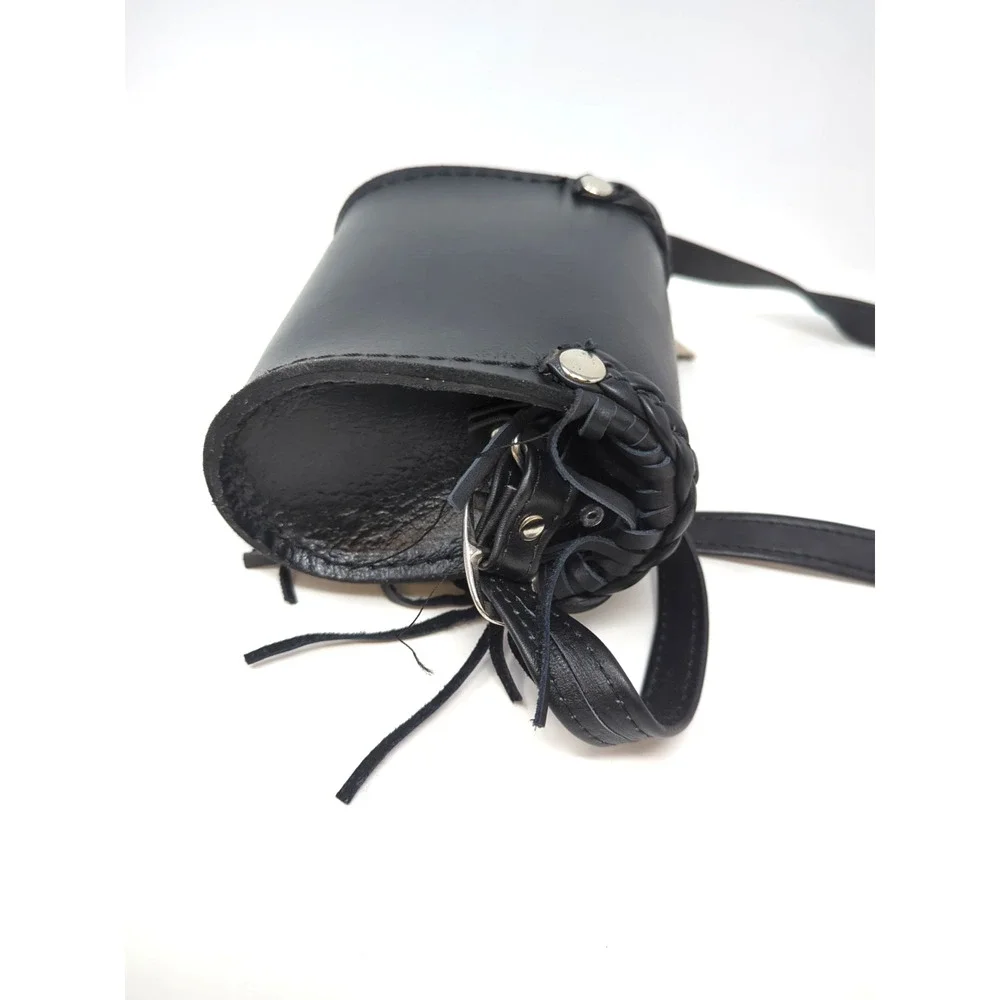 NEW UNIK Leather Accessories Bag Harley Honda Motorcycle 6x6 Italy